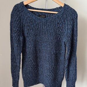 Lucky Brand Women's Navy Knit Sweater